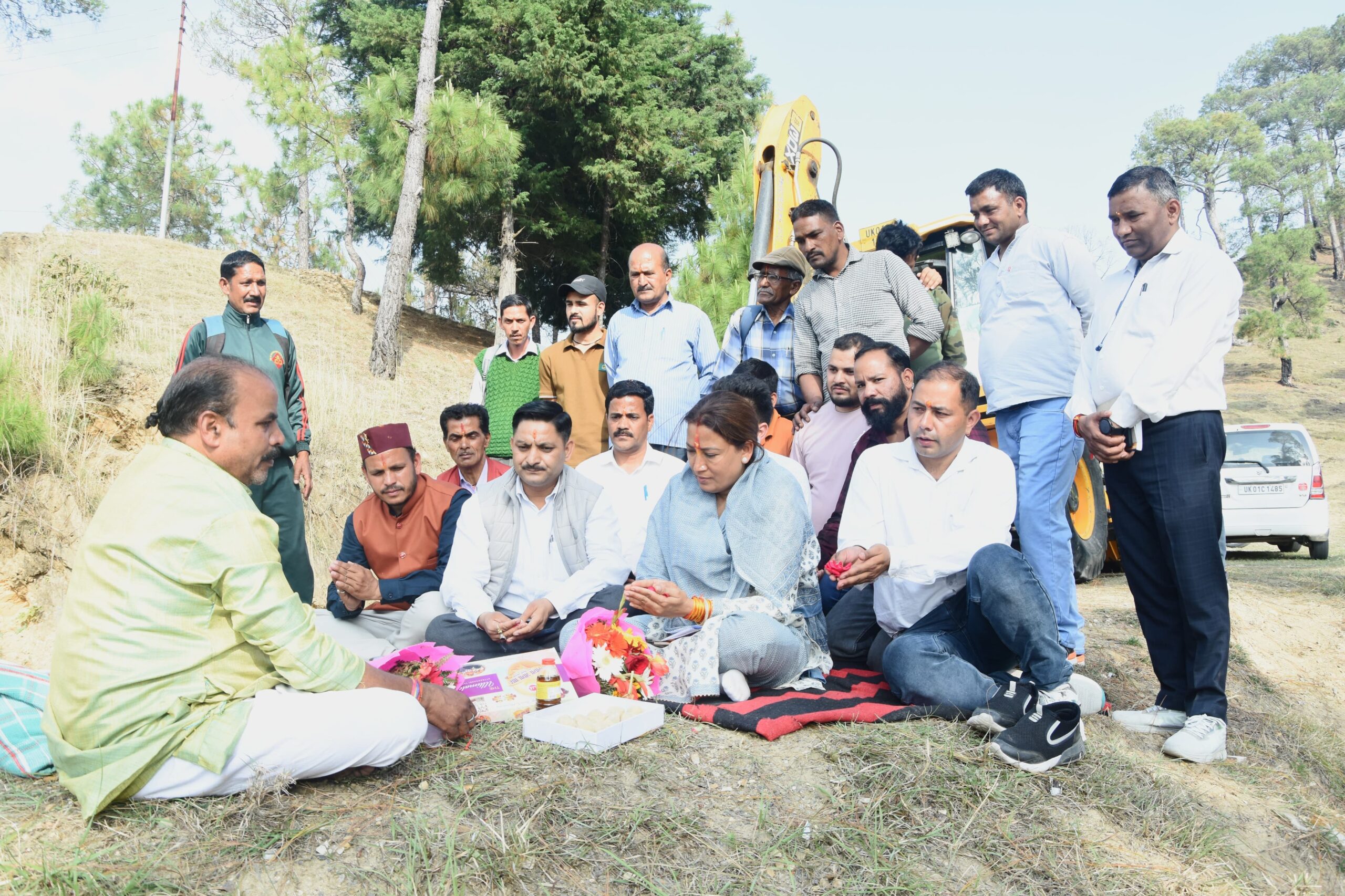 रेखा आर्या ने किया दो पेयजल योजनाओं को लोकार्पण,खेल मैदान का भूमिपूजन किया।